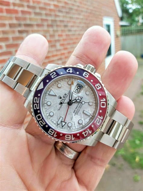 rolex meteorite dials|rolex gmt meteorite retail price.